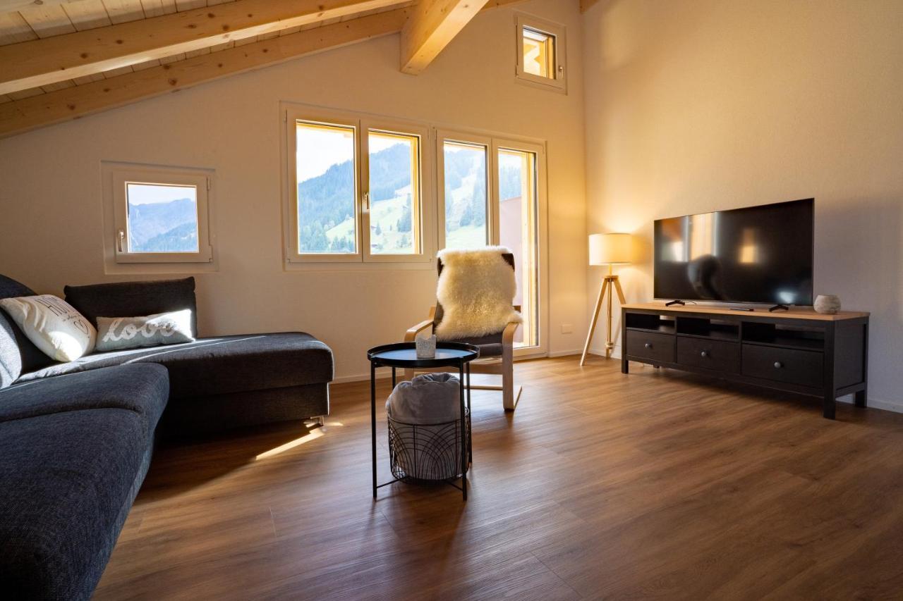 Chuenislodge2- Zwei Balkone, Gemuetlicher Kamin, Top Aussicht Adelboden Ngoại thất bức ảnh