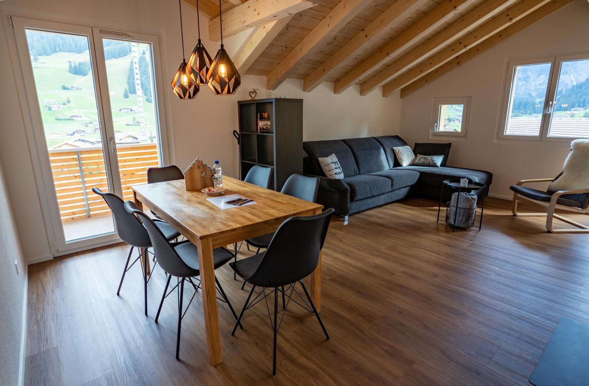 Chuenislodge2- Zwei Balkone, Gemuetlicher Kamin, Top Aussicht Adelboden Ngoại thất bức ảnh